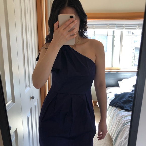 ASOS one-shoulder midi dress size US 6 - Picture 7 of 7